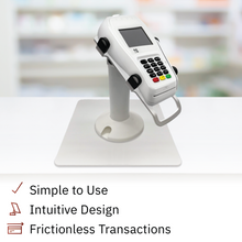 Load image into Gallery viewer, First Data FD35 / FD40 Freestanding Swivel and Tilt Stand (White)
