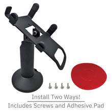 Load image into Gallery viewer, Dejavoo Z3 &amp; Dejavoo Z6 Swivel and Tilt Stand with Device to Stand Security Tether Lock, Two Keys 8&quot;
