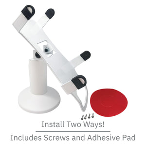 PAX A80 Low Swivel and Tilt Stand (White)