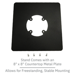 PAX S300 & PAX SP30 Freestanding Swivel and Tilt Stand with Square Plate