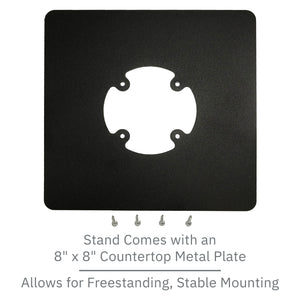 Pax Px5 Freestanding Low Swivel and Tilt Stand with Square Plate