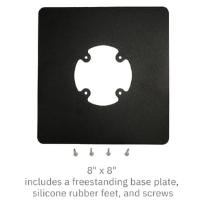 Freestanding Countertop Base Plate for Terminal and POS Equipment Stands