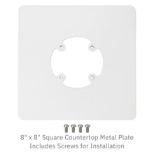 Load image into Gallery viewer, Freestanding Countertop Base Plate for Terminal and POS Equipment Stands (White)
