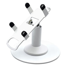 Load image into Gallery viewer, Dejavoo Z8 &amp; Dejavoo Z11 Freestanding Low Swivel and Tilt Swivel Stand with Round Plate (White)
