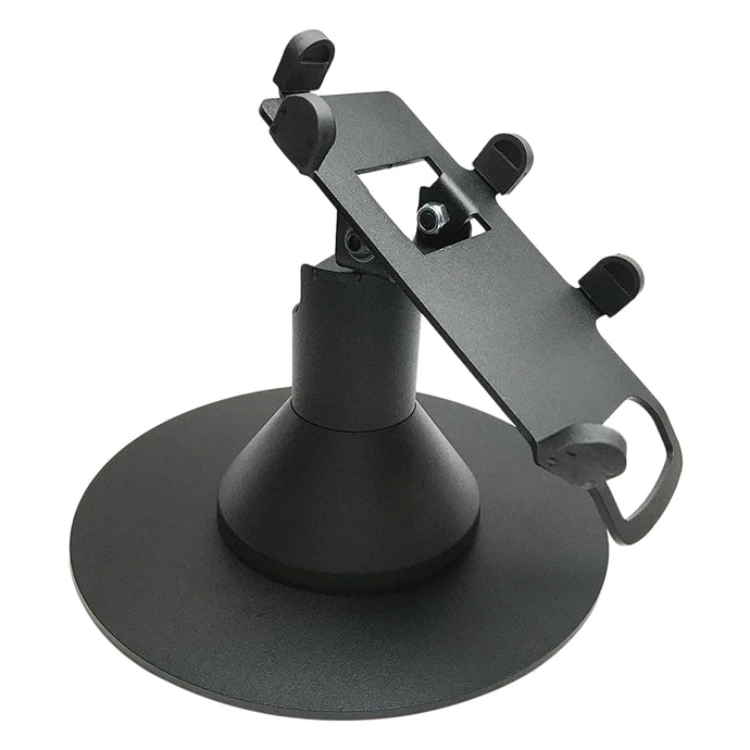 First Data RP10 Low Freestanding Swivel Stand with Round Plate