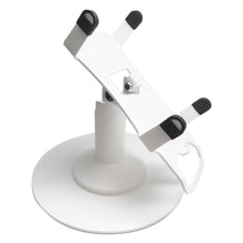 Load image into Gallery viewer, PAX A80 Freestanding Low Swivel and Tilt Stand with Round Plate (White)
