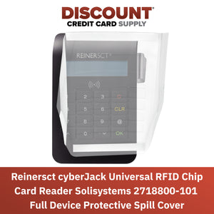 Reinersct cyberJack Universal RFID Chip Card Reader Solisystems 2718800-101 Full Device Protective Spill Cover