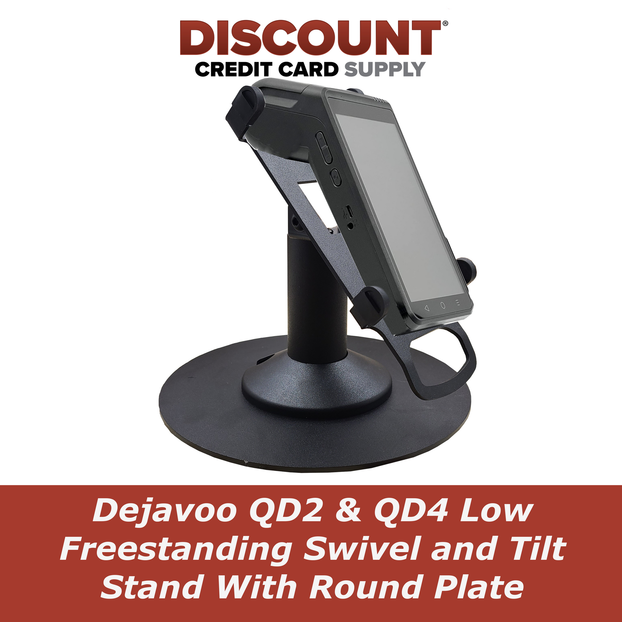 Qd2 Sim DCCStands – Dejavoo QD2 & QD4 Low Freestanding Swivel and Tilt Stand ...