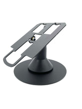 Load image into Gallery viewer, Verifone Mx915 / Mx925 Freestanding Low Swivel and Tilt Stand with Round Plate
