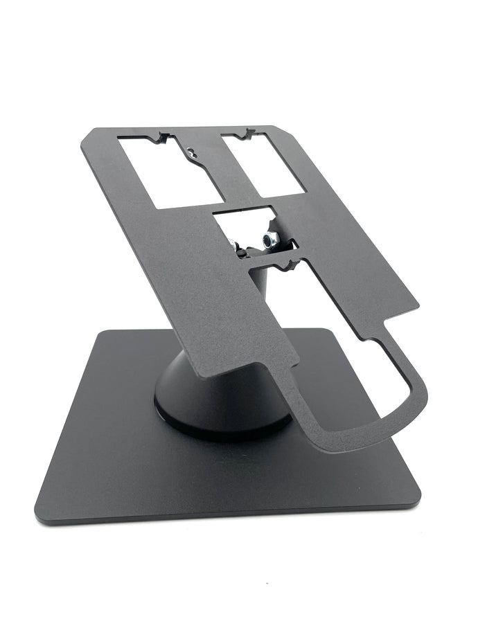 Verifone Mx915 / Mx925 Freestanding Low Swivel and Tilt Stand with Square Plate