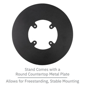 Ingenico Move 3500 / Move 5000 Freestanding Swivel and Tilt Stand with Round Plate
