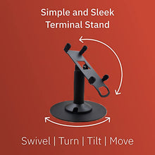 Load image into Gallery viewer, Dejavoo QD2, QD4, &amp; QD5 Freestanding Swivel and Tilt Stand With Round Plate
