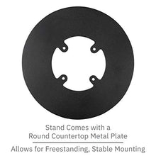 Load image into Gallery viewer, Verifone Mx915 / Mx925 Freestanding Low Swivel and Tilt Stand with Round Plate
