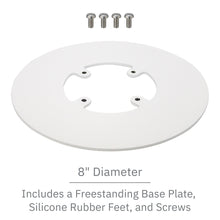 Load image into Gallery viewer, PAX A920 / A920 Pro Freestanding Swivel and Tilt Stand with Round Plate (White)
