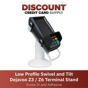 Dejavoo Z3 & Dejavoo Z6 Low Swivel and Tilt Swivel Stand (White)